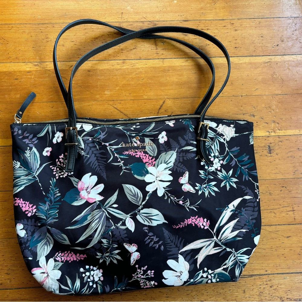 Kate Spade Black Floral Women's Bag